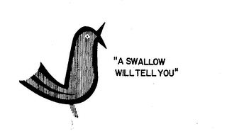 "A SWALLOW WILL TELL YOU" logo