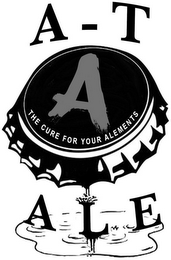 A-T ALE THE CURE FOR YOUR ALEMENTS A logo