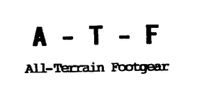 A - T - F ALL-TERRAIN FOOTGEAR logo