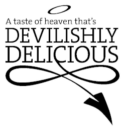 A TASTE OF HEAVEN THAT'S DEVILISHLY DELICIOUS logo