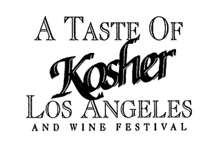 A TASTE OF KOSHER LOS ANGELES AND WINE FESTIVAL logo