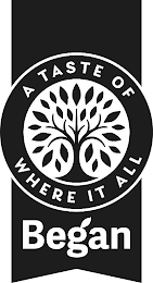 A TASTE OF WHERE IT ALL BEGAN logo