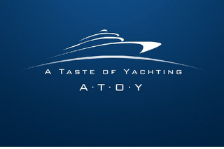 A TASTE OF YACHTING A T O Y logo
