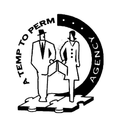 A TEMP TO PERM AGENCY logo