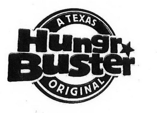 A TEXAS HUNGR BUSTER ORIGINAL logo