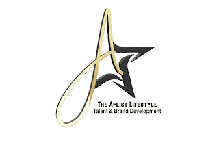 A THE A-LIST LIFESTYLE TALENT & BRAND DEVELOPMENT logo