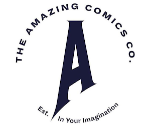 A THE AMAZING COMICS CO. EST. IN YOUR IMAGINATION logo