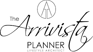 A THE ARRIVISTA PLANNER LIFESTYLE ARCHITECT logo