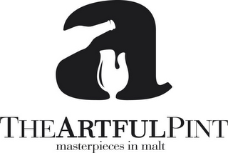 A THE ARTFUL PINT MASTERPIECES IN MALT logo