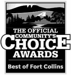 A THE OFFICIAL COMMUNITY'S CHOICE AWARDS BEST OF FORT COLLINS logo