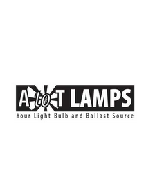 A TO T LAMPS YOUR LIGHT BULB AND BALLAST SOURCE logo