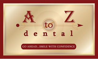 A TO Z DENTAL GO AHEAD...SMILE WITH CONFIDENCE logo