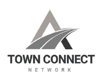 A TOWN CONNECT NETWORK logo