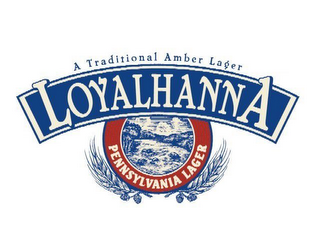 A TRADITIONAL AMBER LAGER LOYALHANNA PENNSYLVANIA LAGER logo