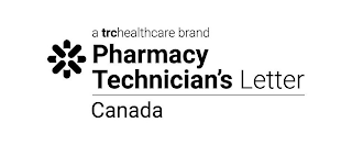 A TRCHEALTHCARE BRAND PHARMACY TECHNICIAN'S LETTER CANADA logo