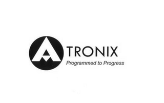 A TRONIX PROGRAMMED TO PROGRESS logo