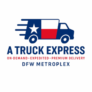 A TRUCK EXPRESS ON-DEMAND · EXPEDITEDPREMIUM DELIVERY DFW METROPLEX logo