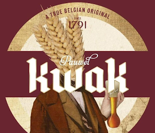 A TRUE BELGIAN ORIGINAL SINCE 1791 PAUWEL KWAK logo
