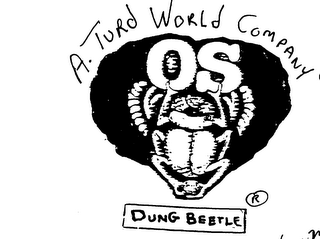 A TURD WORLD COMPANY DUNG BEETLE logo