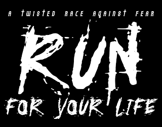 A TWISTED RACE AGAINST FEAR RUN FOR YOUR LIFE logo