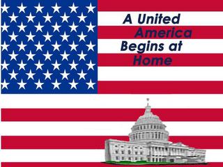 A UNITED AMERICA BEGINS AT HOME logo
