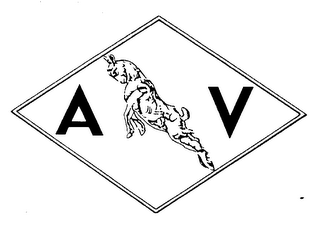 A V logo