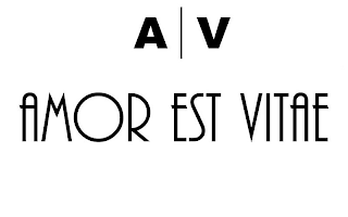 A V AMOR EST VITAE logo