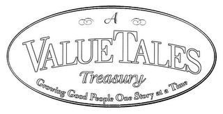 A VALUETALES TREASURY GROWING GOOD PEOPLE ONE STORY AT A TIME logo