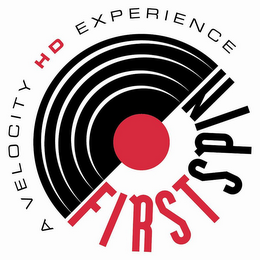 A VELOCITY HD EXPERIENCE FIRST SPIN logo