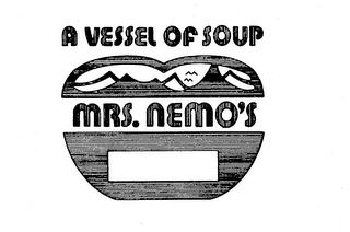 A VESSEL OF SOUP MRS. NEMO'S logo
