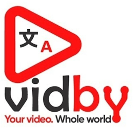A VIDBY YOUR VIDEO. WHOLE WORLD logo