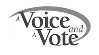 A VOICE AND A VOTE logo