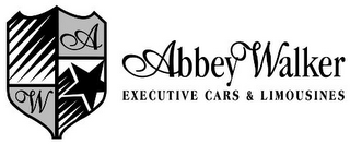 A W ABBEY WALKER EXECUTIVE CARS & LIMOUSINES logo