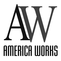 A W AMERICA WORKS logo