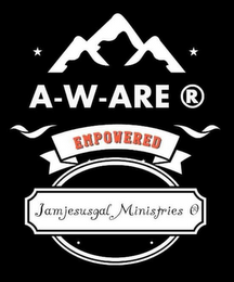 A-W-ARE EMPOWERED IAMJESUSGAL MINISTRIES logo