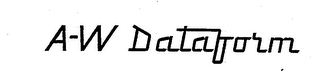 A-W DATAFORM logo