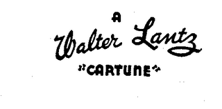 A WALTER LANTZ CARTUNE logo