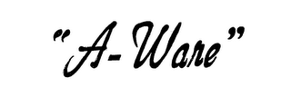 "A-WARE" logo