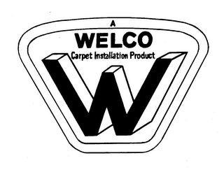 A WELCO CARPET INSTALLATION PRODUCT W logo