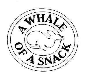 A WHALE OF A SNACK logo