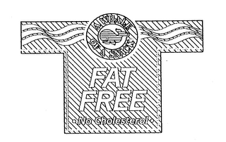 A WHALE OF A SNACK FAT FREE NO CHOLESTEROL logo