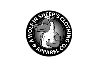 A WOLF IN SHEEP'S CLOTHING & APPAREL CO. logo