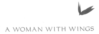 A WOMAN WITH WINGS logo