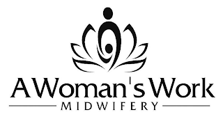 A WOMAN'S WORK MIDWIFERY logo