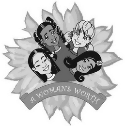 A WOMAN'S WORTH logo