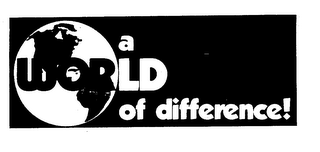 A WORLD OF DIFFERENCE! logo