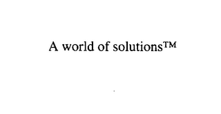 A WORLD OF SOLUTIONS logo