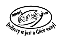 A. WWW.DELI-TOGO.COM DELIVERY IS JUSTST CLICK AWAY! logo