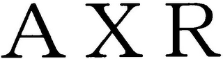 A X R logo