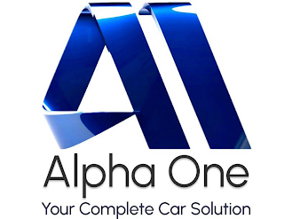 A1 ALPHA ONE YOUR COMPLETE CAR SOLUTION logo